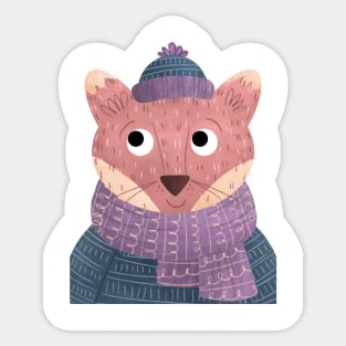 Fox Portrait Sticker